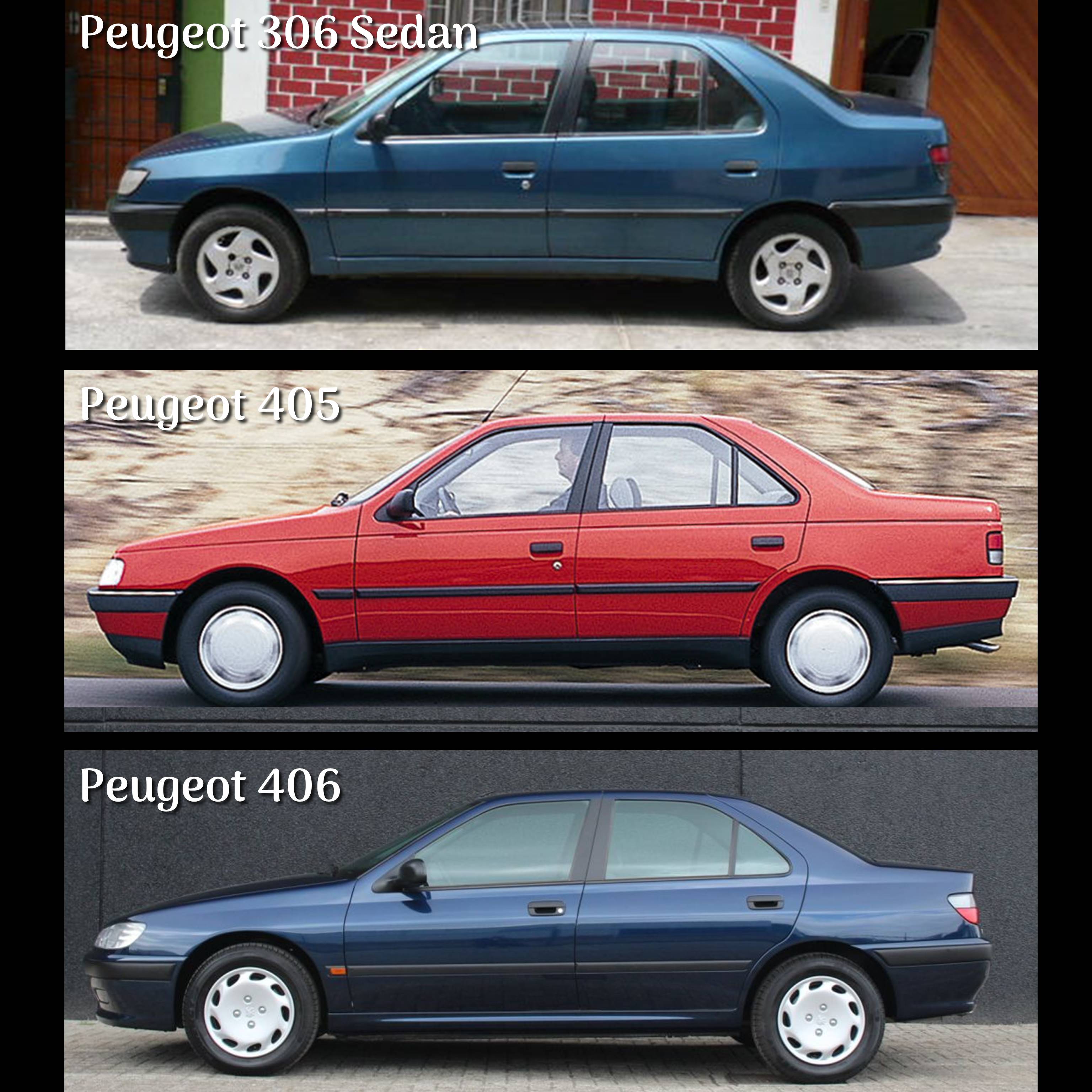 306 Sedan, 405, 406