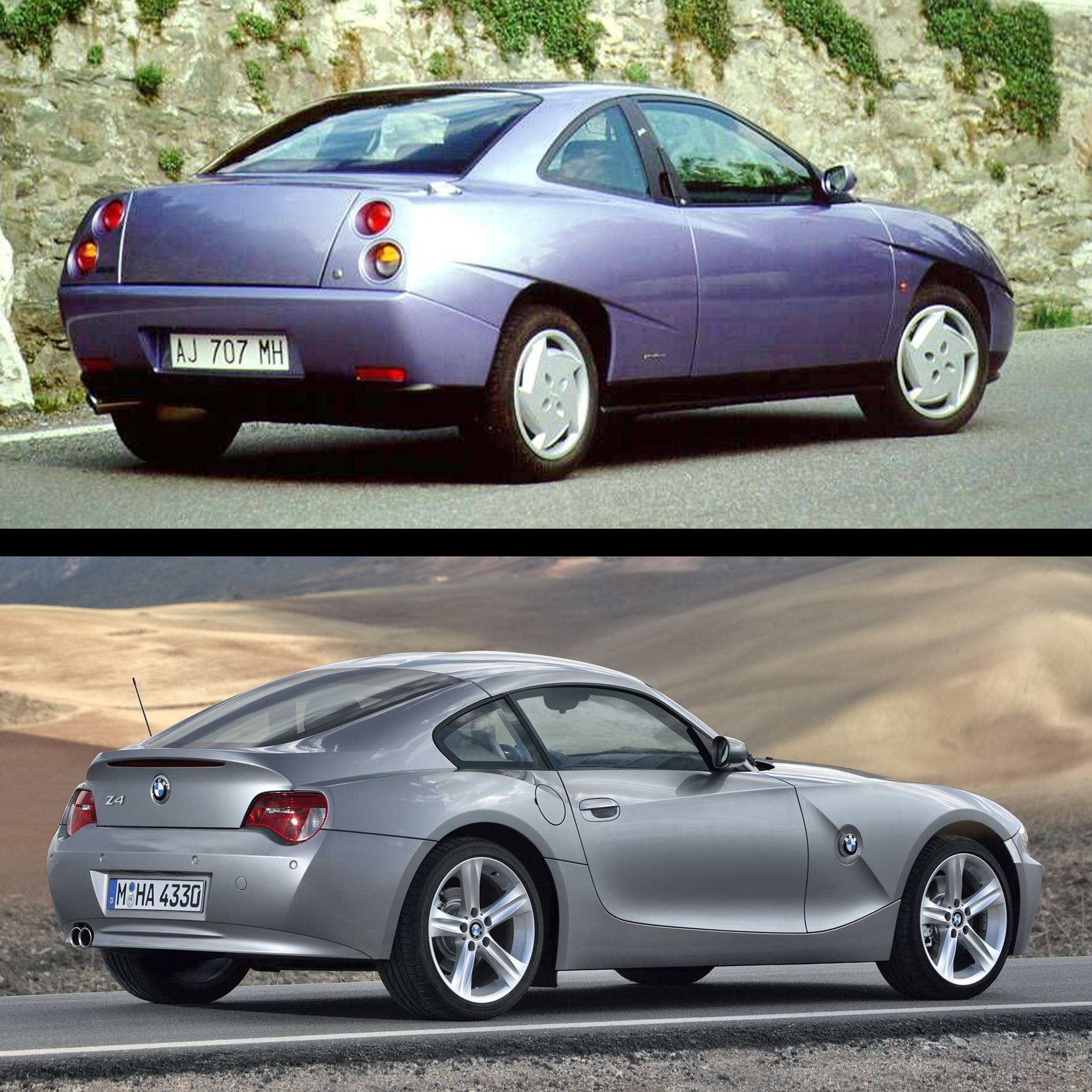 Coupé Fiat and BMW Z4 Coupé