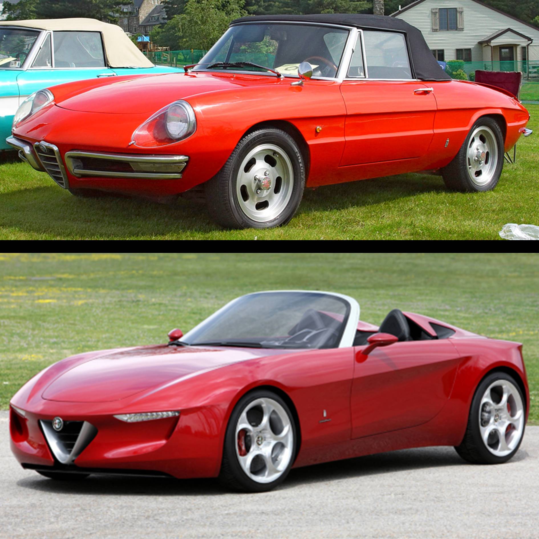Alfa Romeo Spider 'Duetto' and Pininfarina Alfa Romeo 2uettotanta