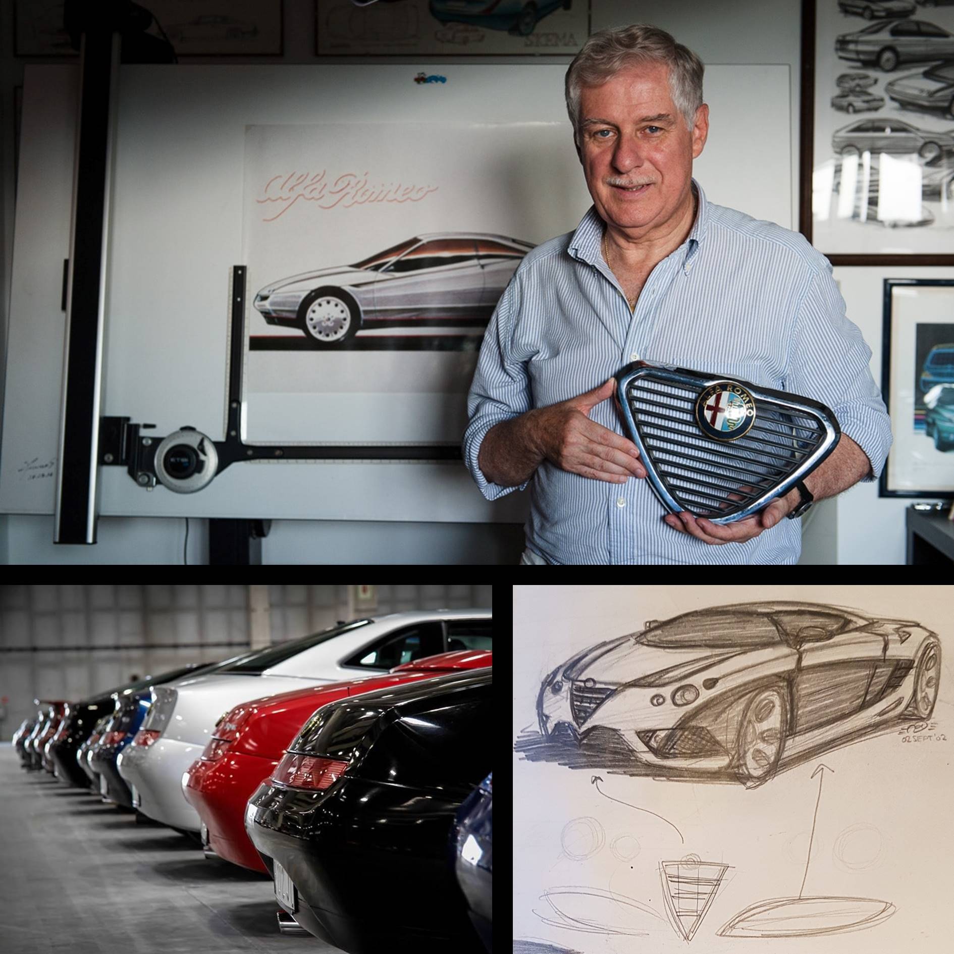 Enrico Fumia, GTV and Spider, my sketch