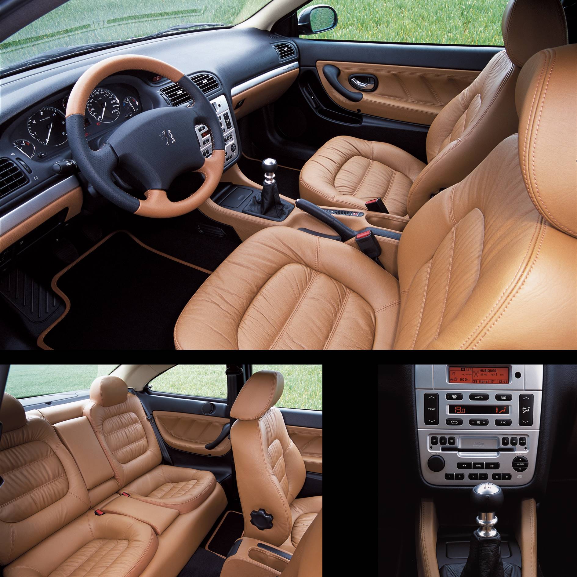 Interior of the 406 Coupé