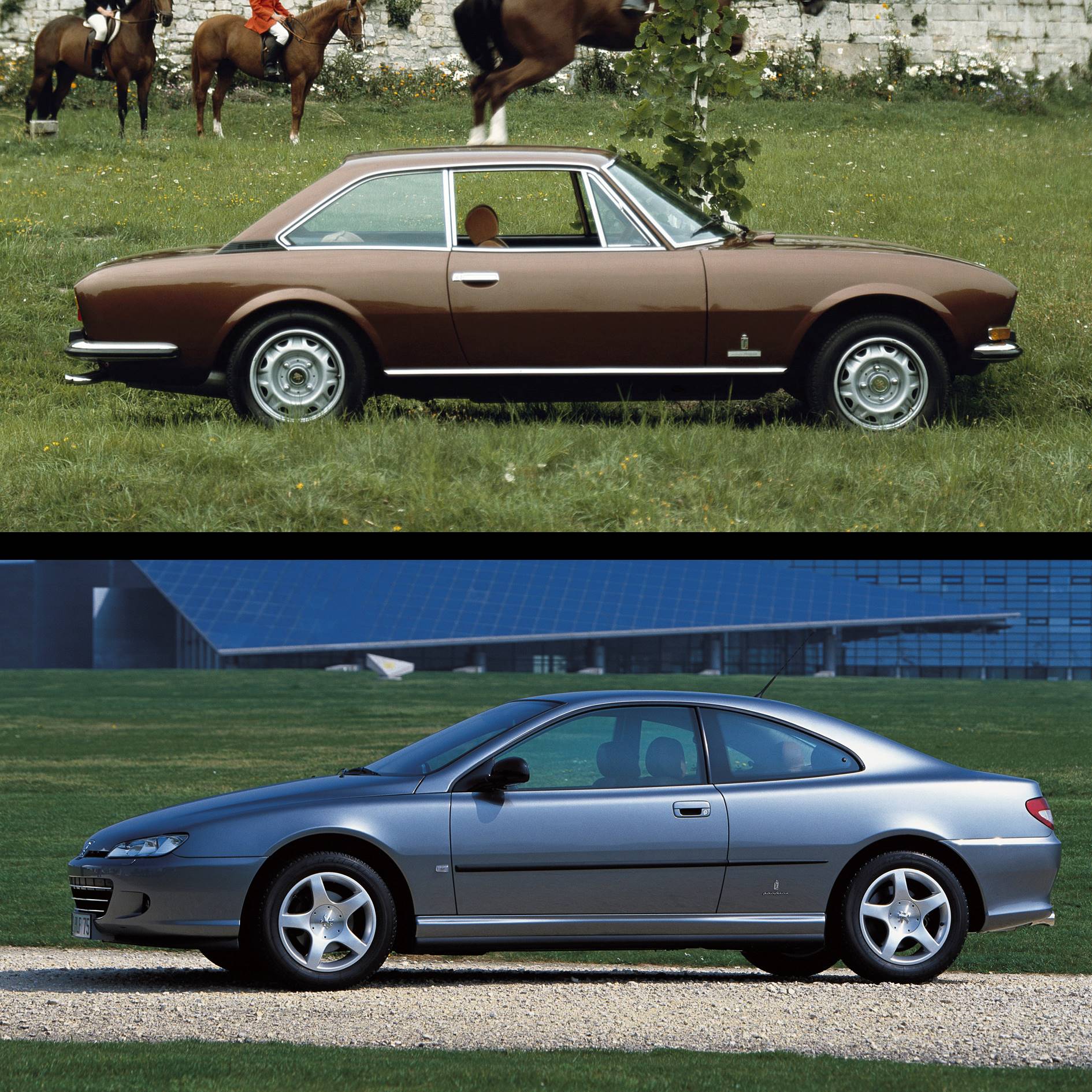 Peugeot 504 Coupé and 406 Coupé